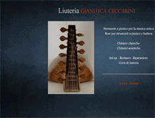 Tablet Screenshot of gianlucaceccarini.com
